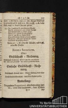 Einfache Gesellschafft-Rechnung.