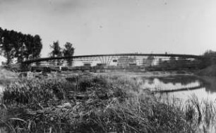 Stahlrohrgerüst Böckinger Brücke Heilbronn