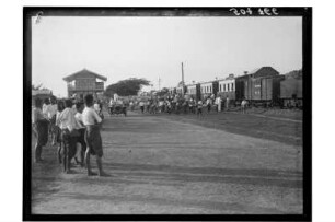 Eisenbahnbau : Thailand. Einweihung einer Eisenbahnstrecke, 1908/1909