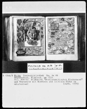 Stundenbuch — Bethlehemitischer Kindermord, Folio 89verso