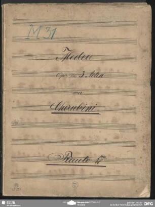[3]: Instrumentalstimmen (Blasinstrumente, Schlagwerk) - Mus.4011-F-505a