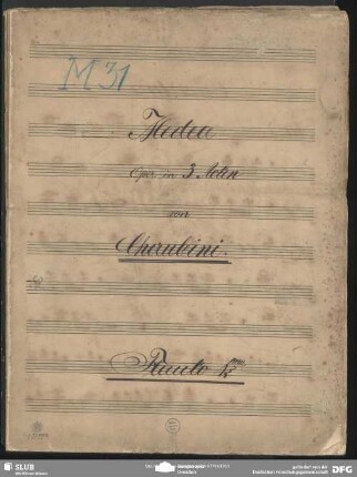 [3]: Instrumentalstimmen (Blasinstrumente, Schlagwerk) - Mus.4011-F-505a