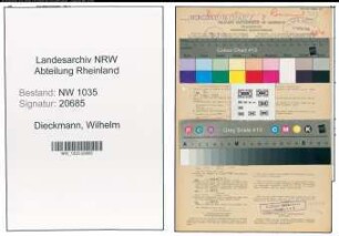 Entnazifizierung Wilhelm Dieckmann , geb. 18.05.1902 (Bergmann)