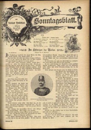 Ausgabe vom Sonntag, den 15. September 1907.