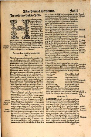 Aristotelis Stagiritae Philosophi De anima Libri III.