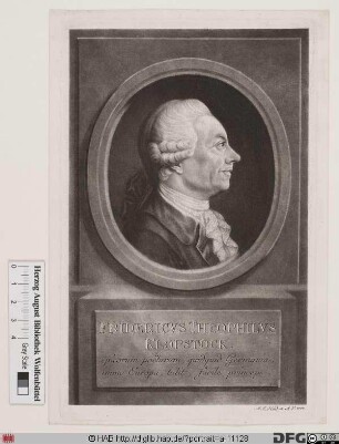 Bildnis Friedrich Gottlieb Klopstock