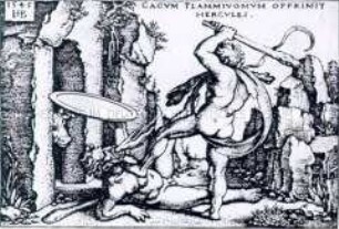 Herkules tötet Cacus - aus der Folge "Die Taten des Herkules"