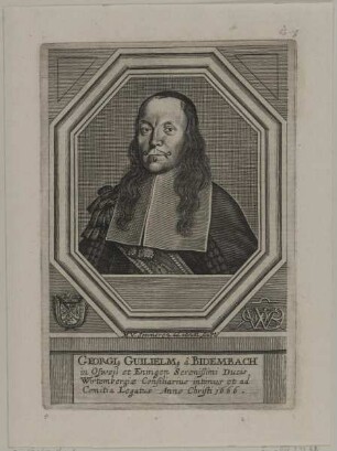 Bildnis des Georgius Guilielmus â Bidembach