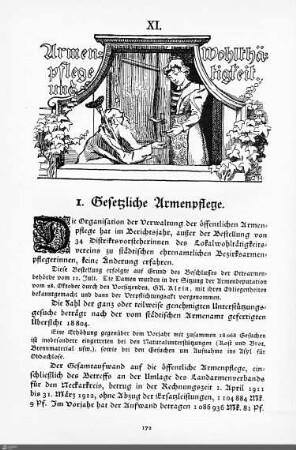 Armenpflege und Wohlthätigkeit.
