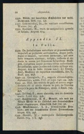 Appendix II.