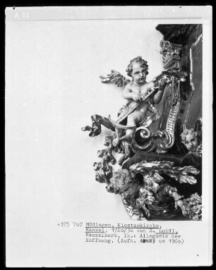 Putto als Allegorie der Hoffnung