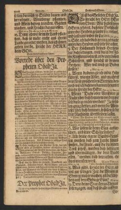 Der Prophet Obadja.