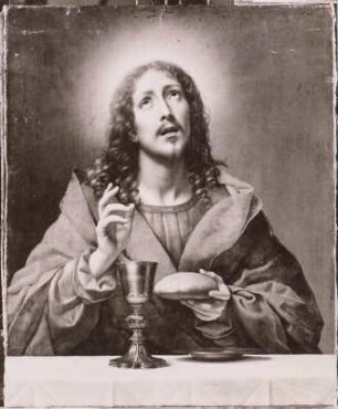 Christus, Brot und Wein segnend