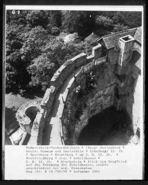 Burg Guttenberg — Schildmauer