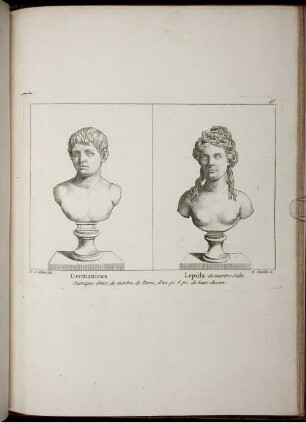[Demi-Bustes, Bustes, Bustes modernes.] 46. [-] 59, 1., 2., 3.