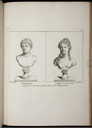 [Demi-Bustes, Bustes, Bustes modernes.] 46. [-] 59, 1., 2., 3.