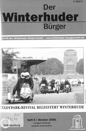 Heft 5 / Oktober 2006 : Zeitschrift des Winterhuder Bürgervereins