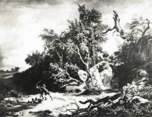 Die vier Tageszeiten - Landschaften mit Szenen aus dem Gleichnis vom Barmherzigen Samariter