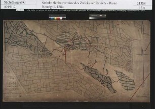 Schacht IV - Zachkohlenflöz (I. Flöz) (Bl. 1) mit Nachbringungen