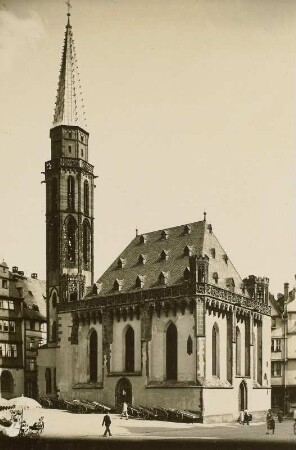 Frankfurt am Main, Römerberg. Nikolaikirche (1290)