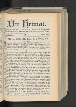Die schleswig=holsteinische Armee im Frühling 1850.