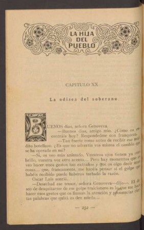 Capítulo XX - La odisea del soberano