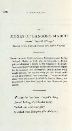 The monks of Bangor's march