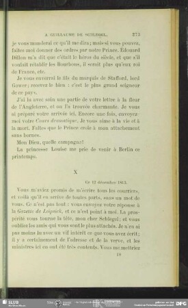 Anne Louise Germaine de Staël-Holstein an August Wilhelm von Schlegel, o.O., 12.12.1813