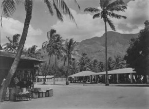 Die Stadt Morogoro : Blick auf den Marktplatz von Morogoro