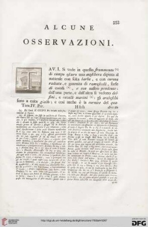 Alcune osservazioni