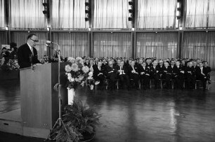 Jahresfeier der Universität Karlsruhe in der Schwarzwaldhalle.