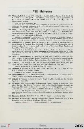 Helvetia (Nr. 103-113)