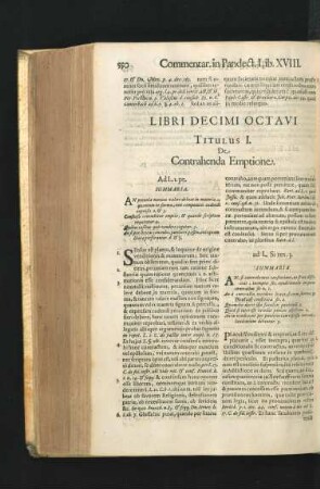Libri Decimi Octavi.