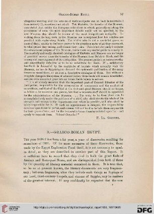 Progress of Egyptology : graeco-roman Egypt