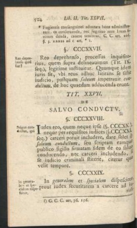 Tit. XXVII. De Salvo Conductu