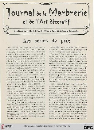 5: Les séries de prix