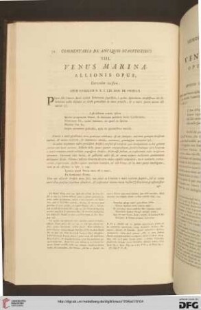 XIII. Venus Marina / XIII. Venere Marina