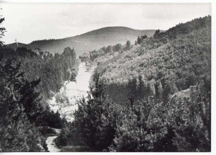 Hangstein, Blick von Hellenberg. Detmold