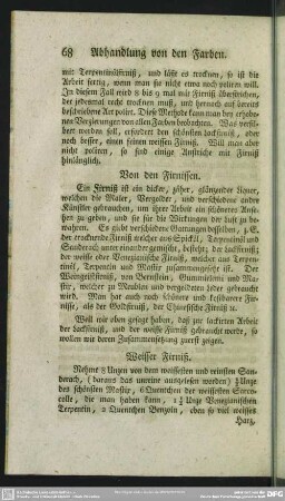 Von den Firnissen