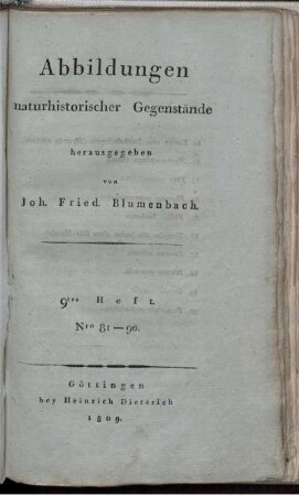 9: Abbildungen naturhistorischer Gegenstände