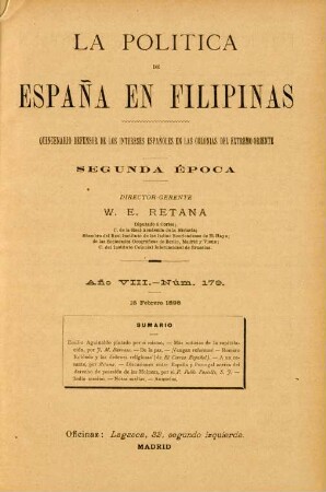 Núm. 179. 15 Febrero 1898