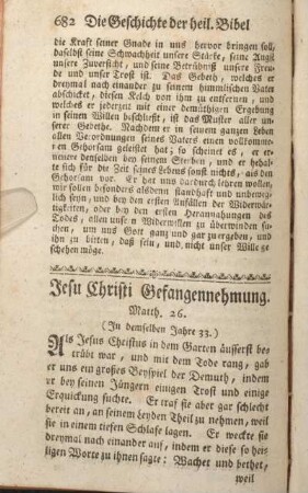 Jesu Christi Gefangennehmung. Matth. 26.