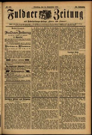 Ausgabe vom Dienstag, den 24. September 1895.