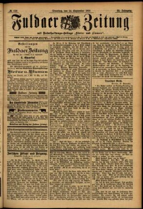 Ausgabe vom Dienstag, den 24. September 1895.