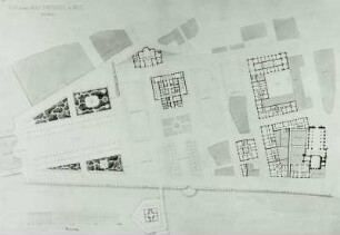 2. Entwurf für die Neugestaltung des Kratzquartiers in Zürich, Lageplan
