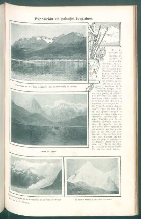 Exposición de paisajes fueguinos