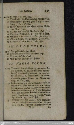 [Libri] In Varia Forma