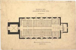 Dolmetsch, Heinrich; Korb; Ev. Pfarrkirche, Restaurierung - Grundriss EG