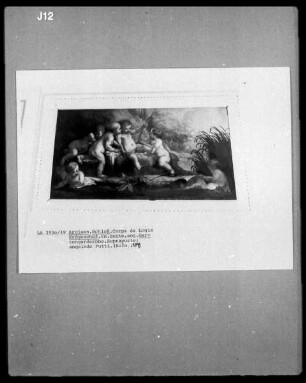 Supraporte: Angelnde Putti