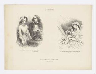La cousine Bette, mémoires de deux jeunes mariées, aus: "L’Artiste", Paris 1861